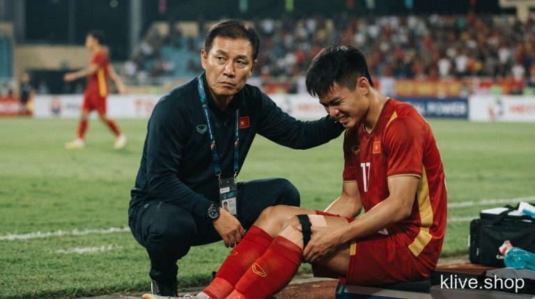 FIFA ASEAN Cup 2026: HLV Kim Sang-sik đối mặt bài toán nhân sự sau chấn thương của Văn Vĩ