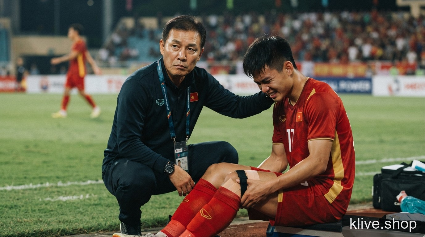 FIFA ASEAN Cup 2026: HLV Kim Sang-sik đối mặt bài toán nhân sự sau chấn thương của Văn Vĩ